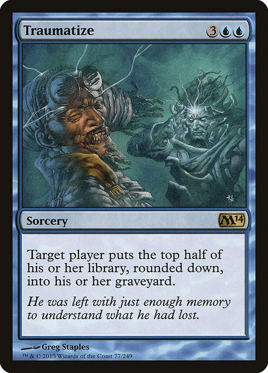 Image for Traumatize (77) (M14) - Magic: The Gathering
