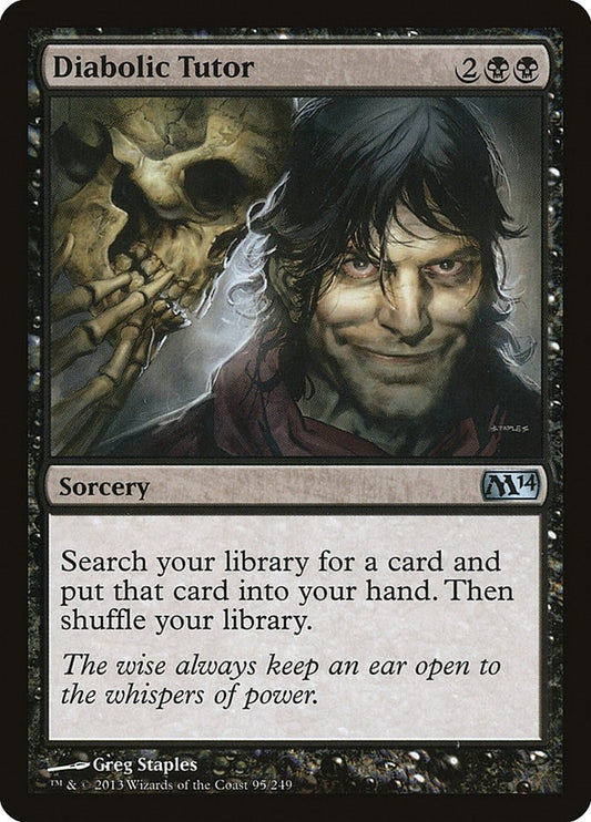 Image for Diabolic Tutor (95) (M14) - Magic: The Gathering