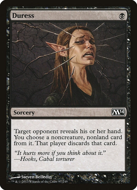 Image for Duress (97) (M14) - Magic: The Gathering