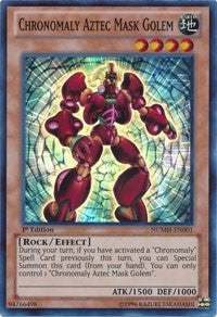Chronomaly Aztec Mask Golem (NUMH-EN001) (NUMH)