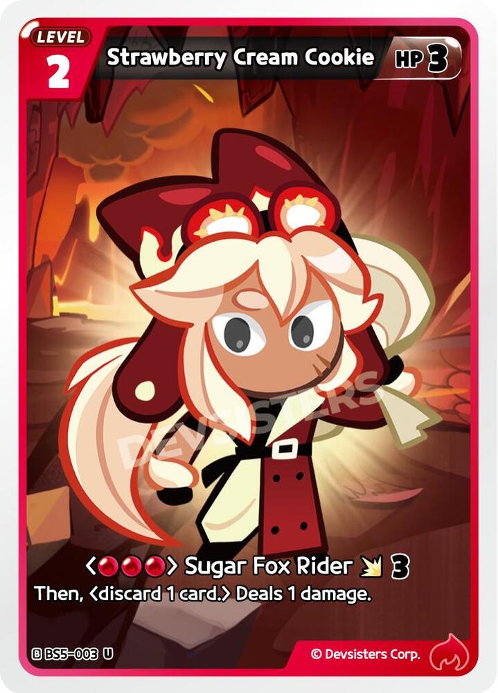 Strawberry Cream Cookie (BS5-003) (BS5-BS7)