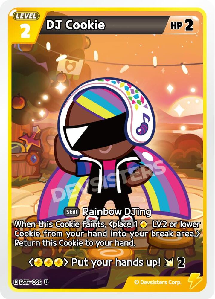 DJ Cookie (BS5-026) (BS5-BS7)