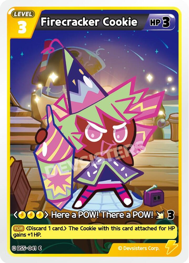 Firecracker Cookie (BS5-041) (BS5-BS7)