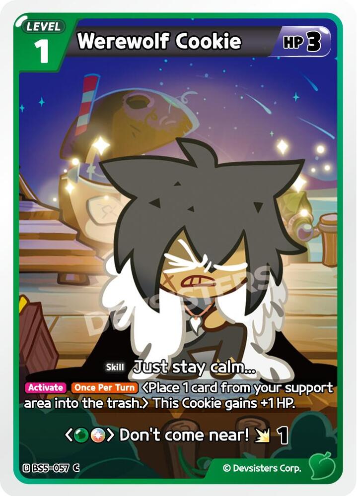 Werewolf Cookie (057) (BS5-057) (BS5-BS7)