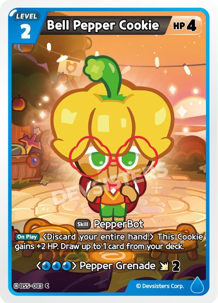 Bell Pepper Cookie (BS5-083) (BS5-BS7)