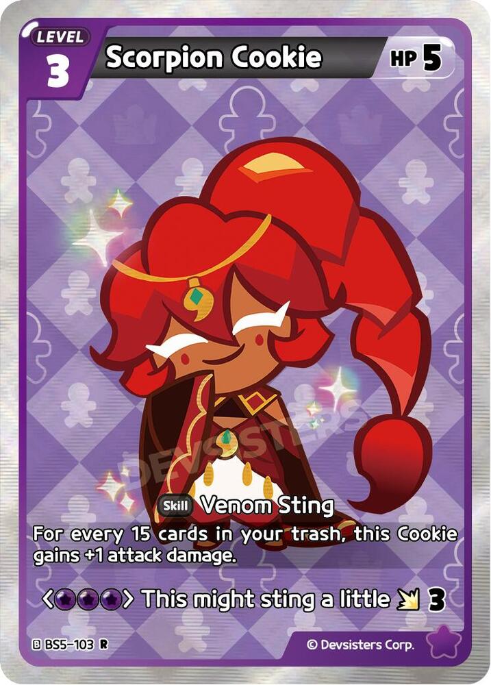 Scorpion Cookie (BS5-103) (BS5-BS7)
