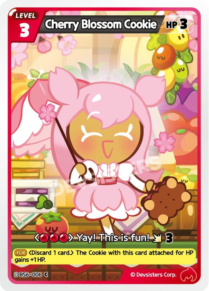 Cherry Blossom Cookie (BS6-006) (BS5-BS7)