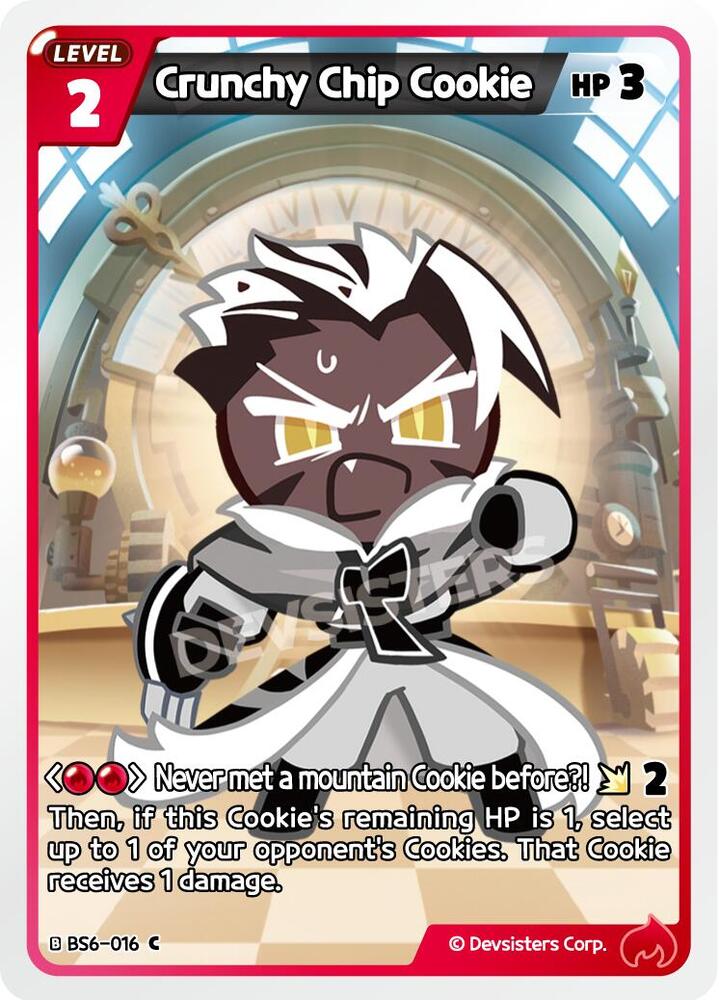 Crunchy Chip Cookie (BS6-016) (BS5-BS7)