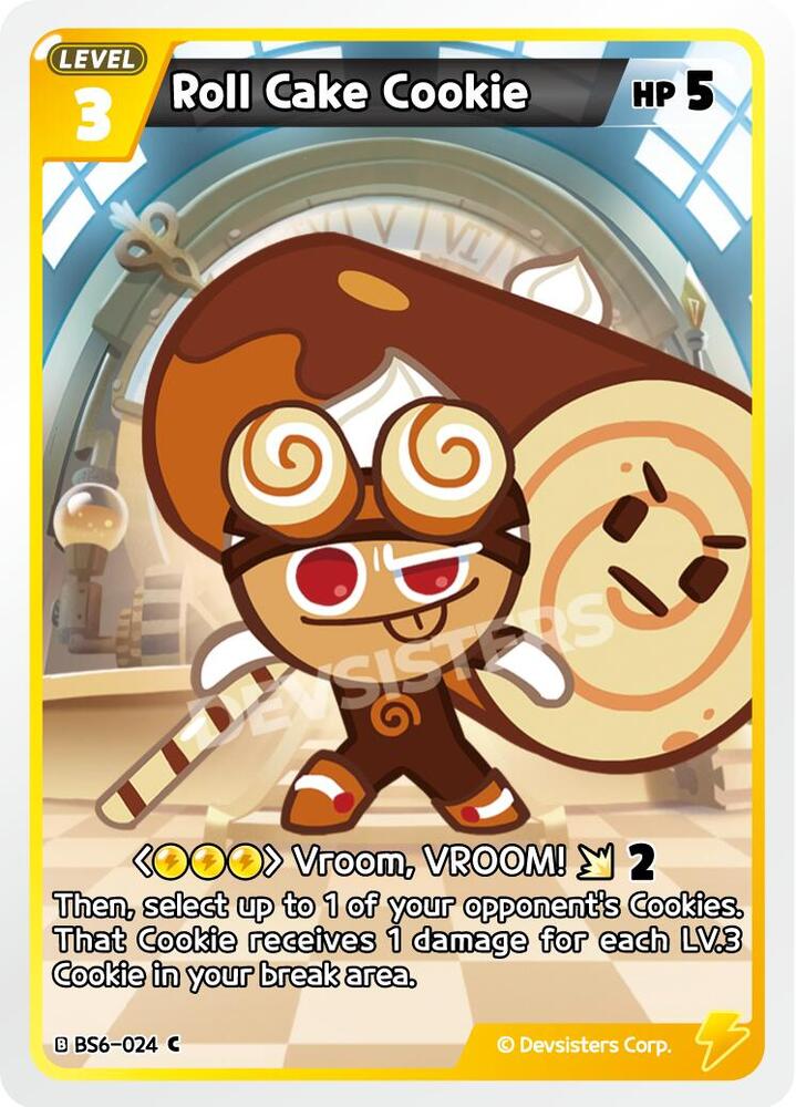 Roll Cake Cookie (BS6-024) (BS5-BS7)