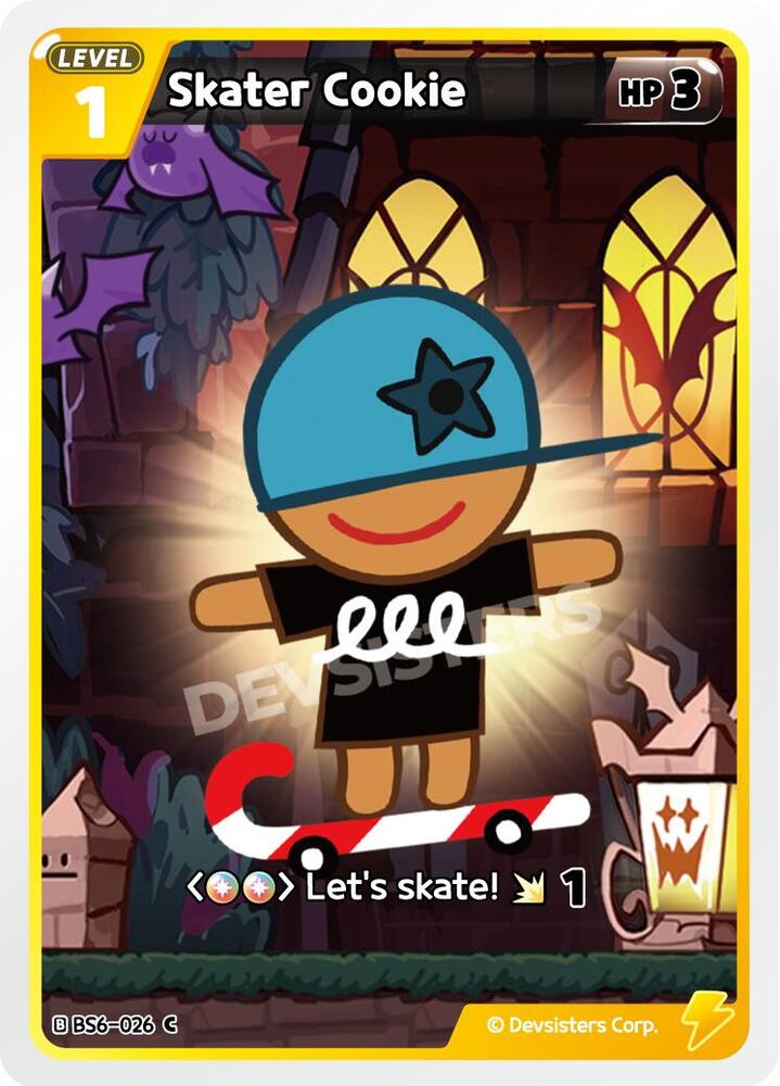 Skater Cookie (BS6-026) (BS5-BS7)