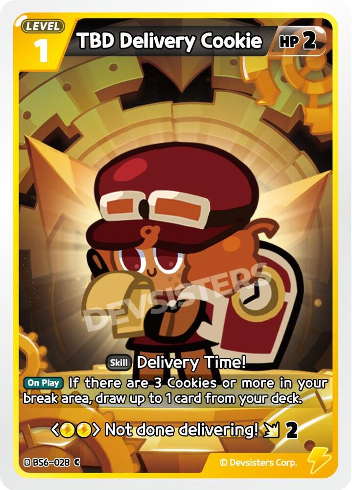 TBD Delivery Cookie (BS6-028) (BS5-BS7)