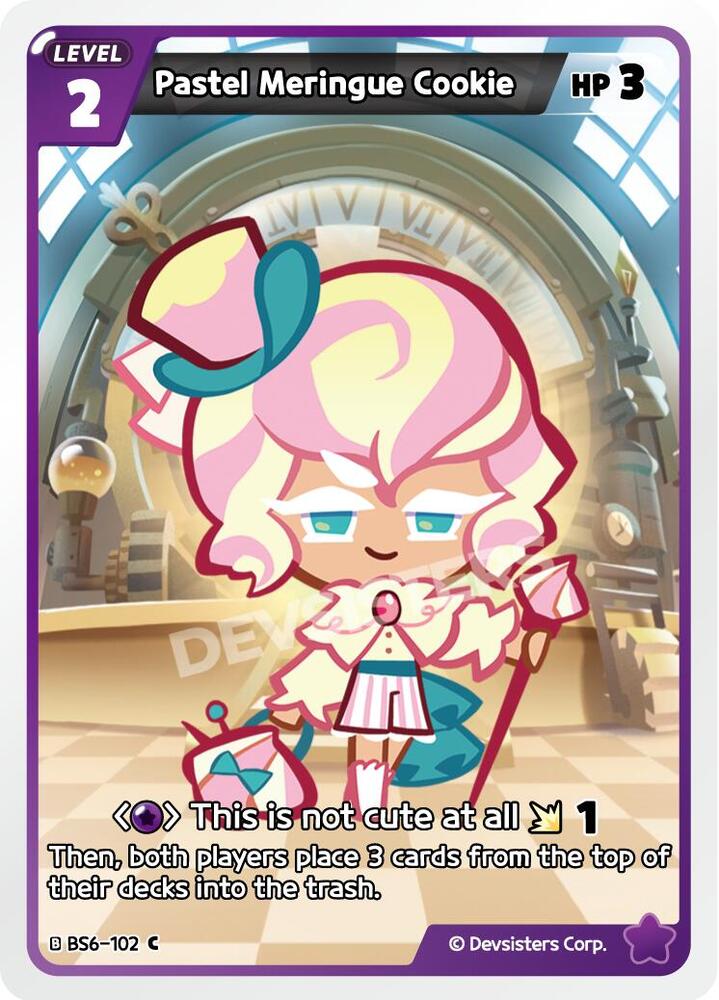 Pastel Meringue Cookie (BS6-102) (BS5-BS7)
