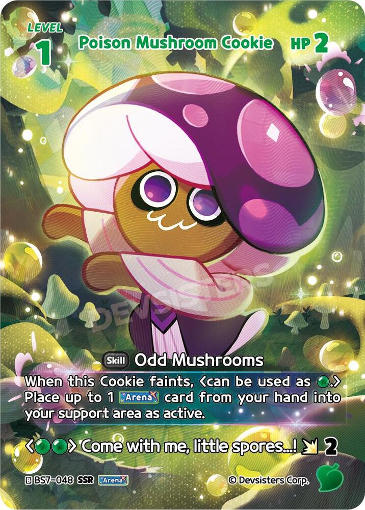 Poison Mushroom Cookie (SSR) (BS7-048) (BS5-BS7)