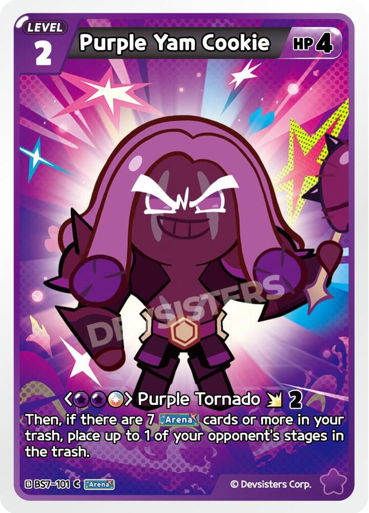 Purple Yam Cookie (101) (BS7-101) (BS5-BS7)