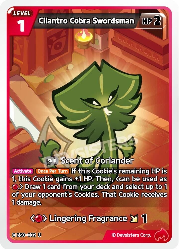 Cilantro Cobra Swordsman (BS8-002) (BS8-BS9)