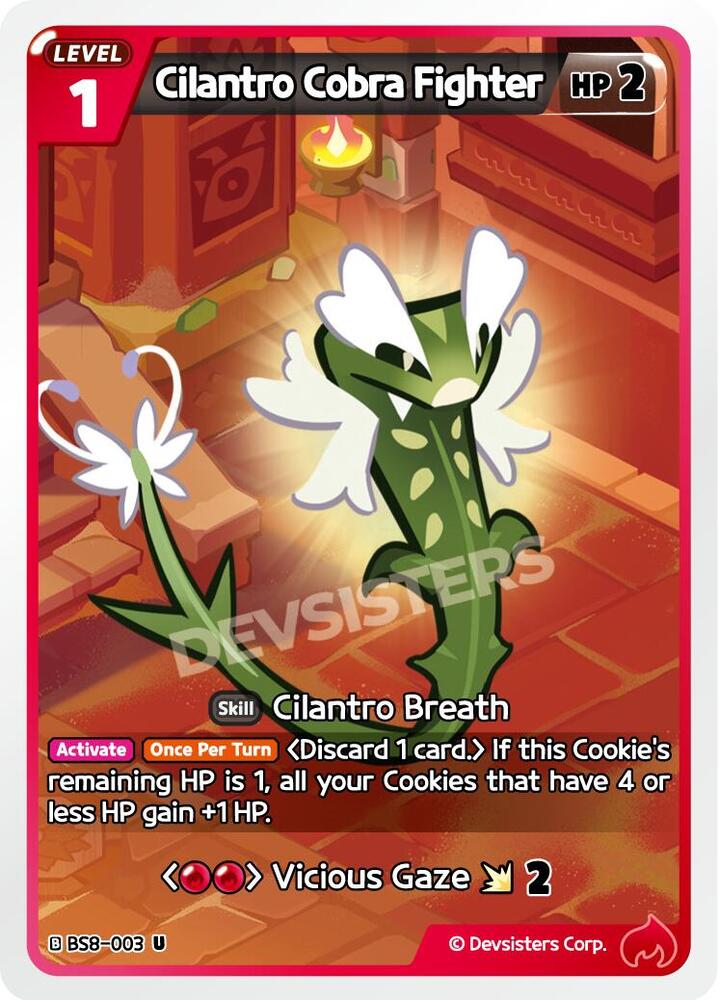 Cilantro Cobra Fighter (BS8-003) (BS8-BS9)