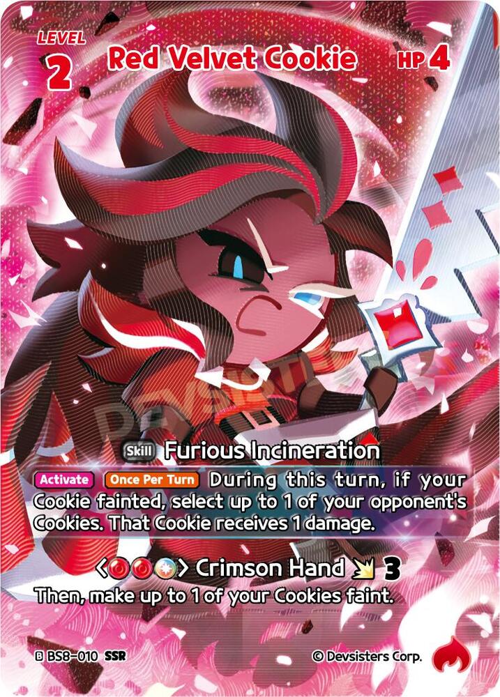 Red Velvet Cookie (SSR) (BS8-010) (BS8-BS9)