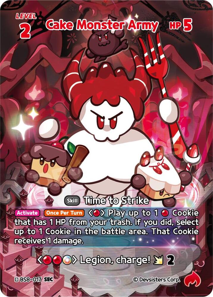 Cake Monster Army (SEC) (BS8-017) (BS8-BS9)