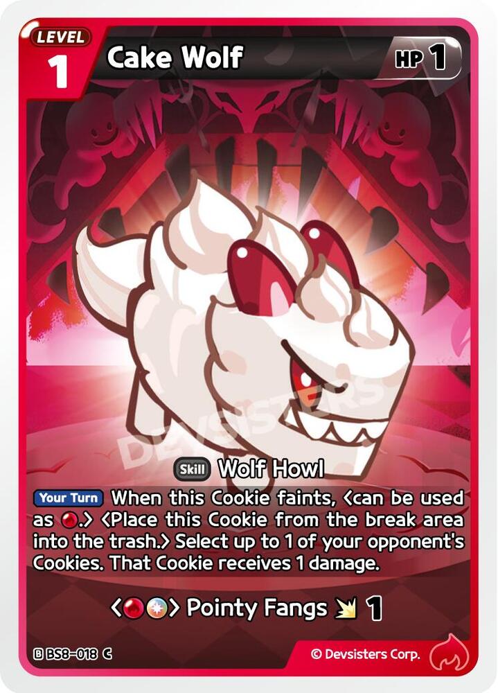 Cake Wolf (BS8-018) (BS8-BS9)