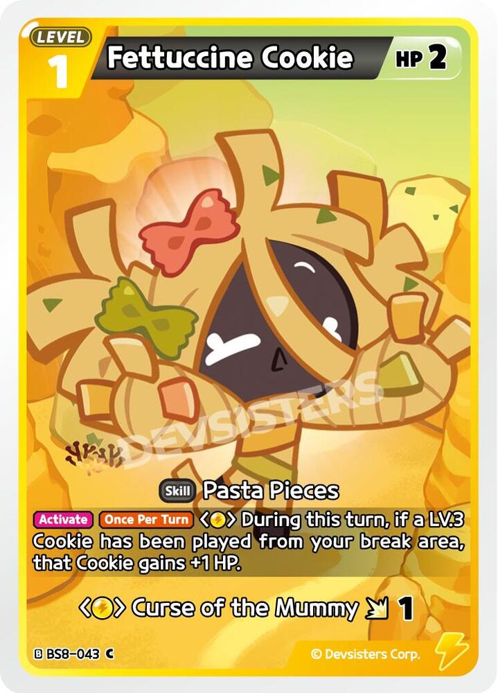 Fettuccine Cookie (BS8-043) (BS8-BS9)