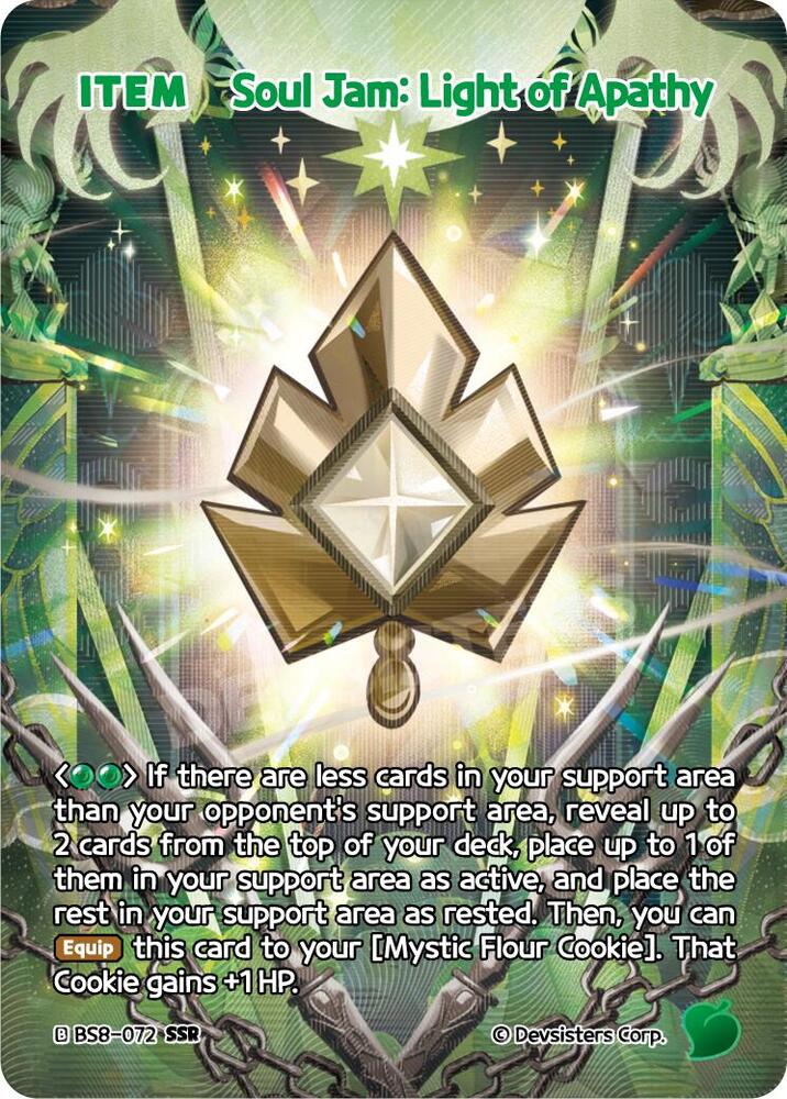 Soul Jam: Light of Apathy (SSR) (BS8-072) (BS8-BS9)