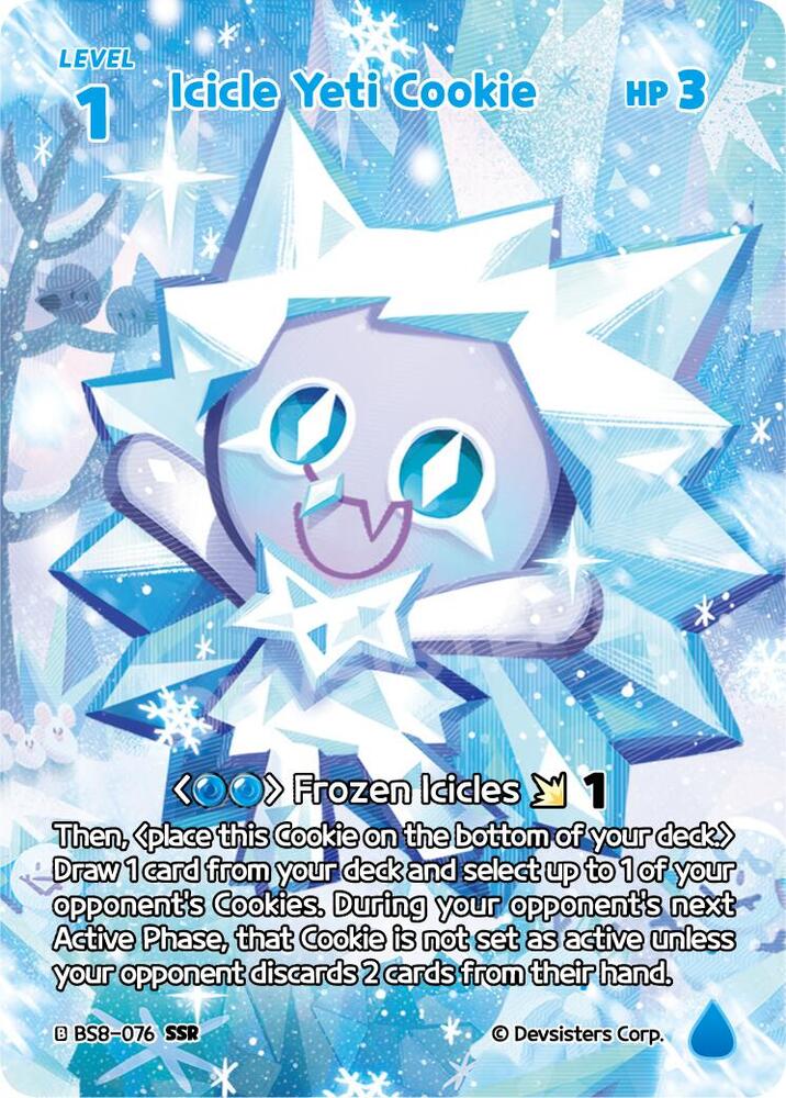 Icicle Yeti Cookie (SSR) (BS8-076) (BS8-BS9)