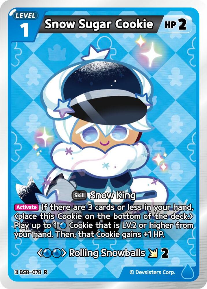 Snow Sugar Cookie (BS8-078) (BS8-BS9)