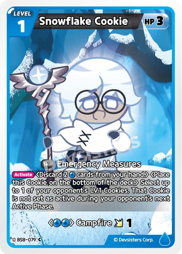 Snowflake Cookie (BS8-079) (BS8-BS9)