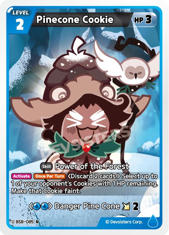 Pinecone Cookie (BS8-085) (BS8-BS9)