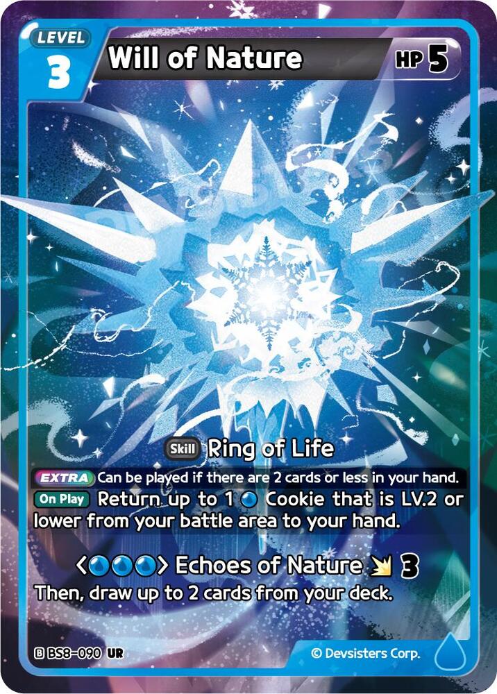 Will of Nature (BS8-090) (BS8-BS9)