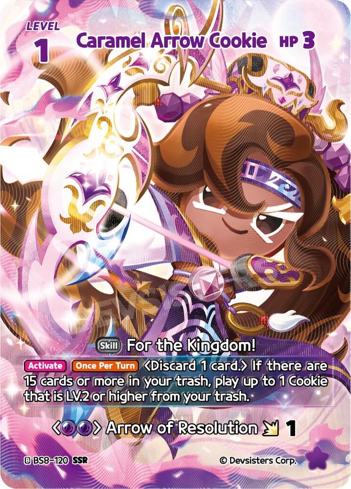 Caramel Arrow Cookie (SSR) (BS8-120) (BS8-BS9)