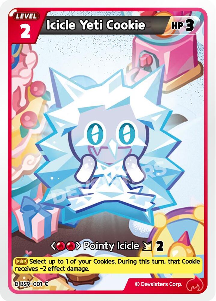 Icicle Yeti Cookie (Ver. 1) (BS9-001) (BS8-BS9)