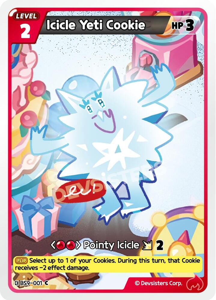 Icicle Yeti Cookie (Ver. 2) (BS9-001) (BS8-BS9)