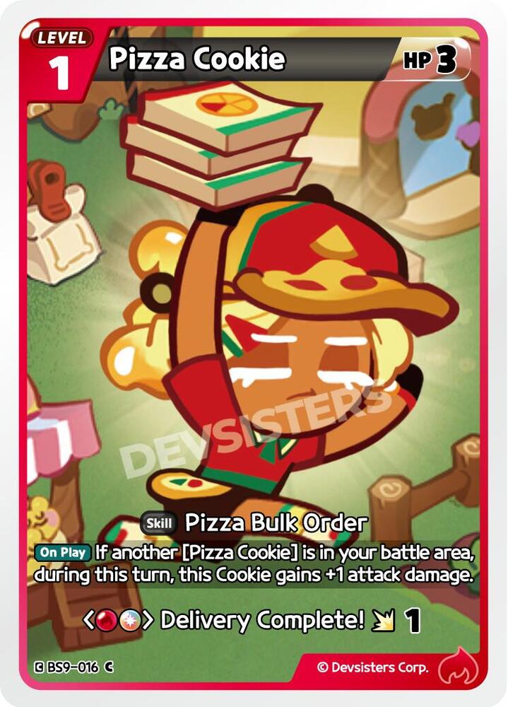 Pizza Cookie (BS9-016) (BS8-BS9)