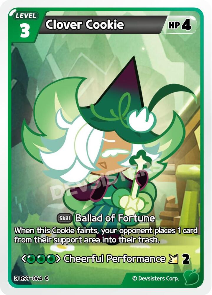 Clover Cookie (Ver. 1) (BS9-064) (BS8-BS9)