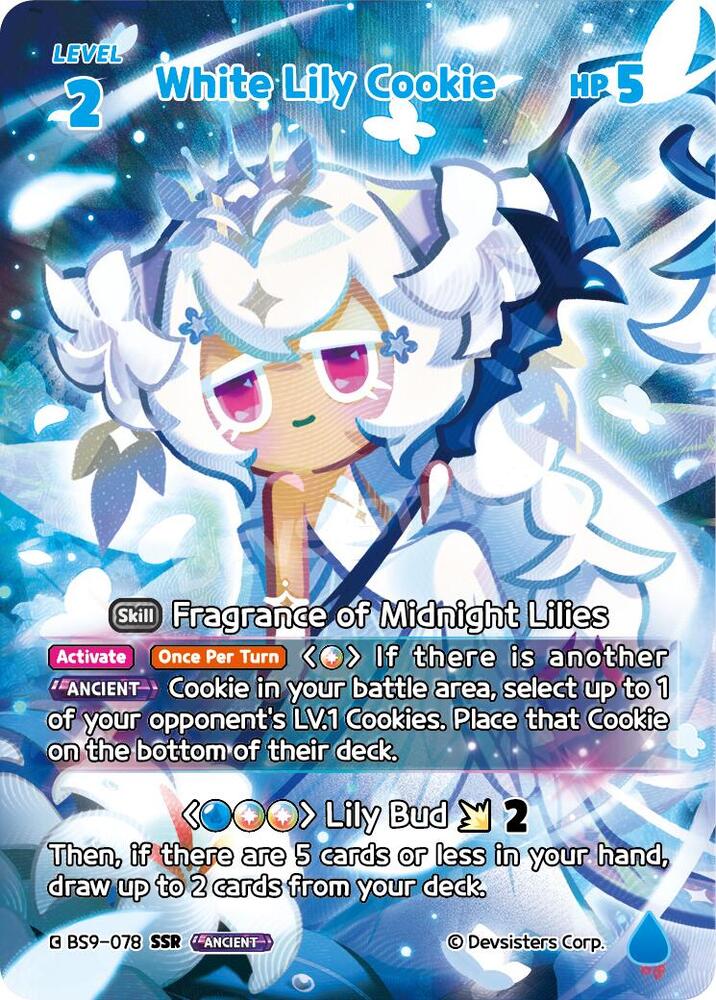 White Lily Cookie (SSR) (BS9-078) (BS8-BS9)