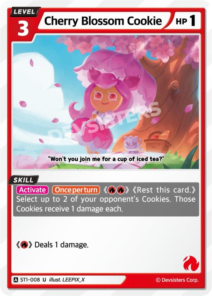Cherry Blossom Cookie (ST1-008) (ST1-ST5)