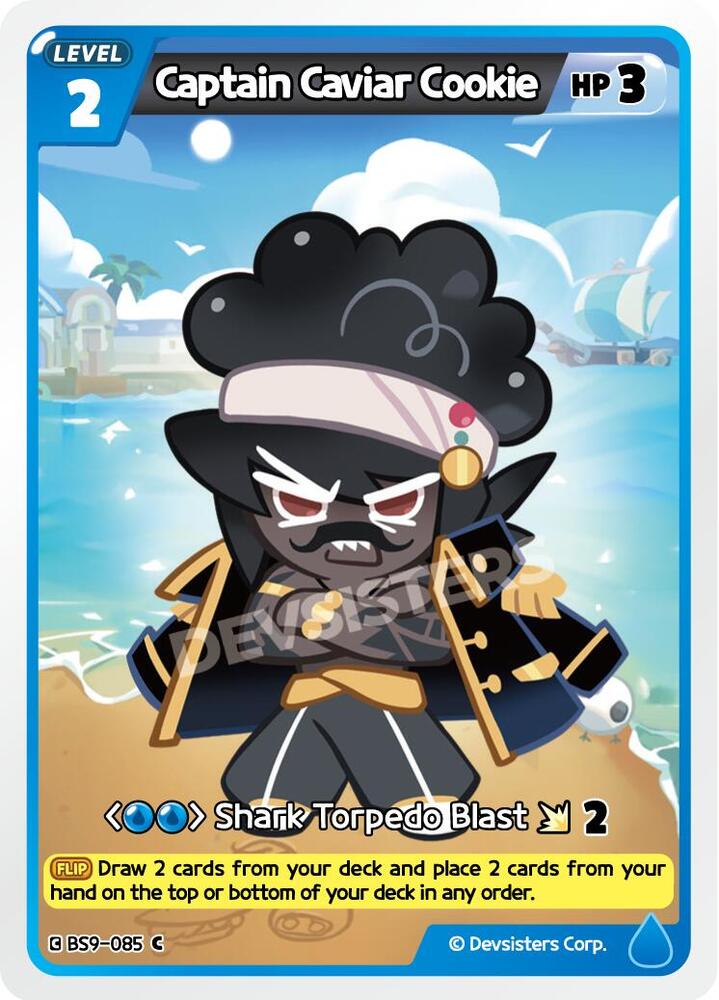 Captain Caviar Cookie (Ver. 1) (BS9-085) (BS8-BS9)
