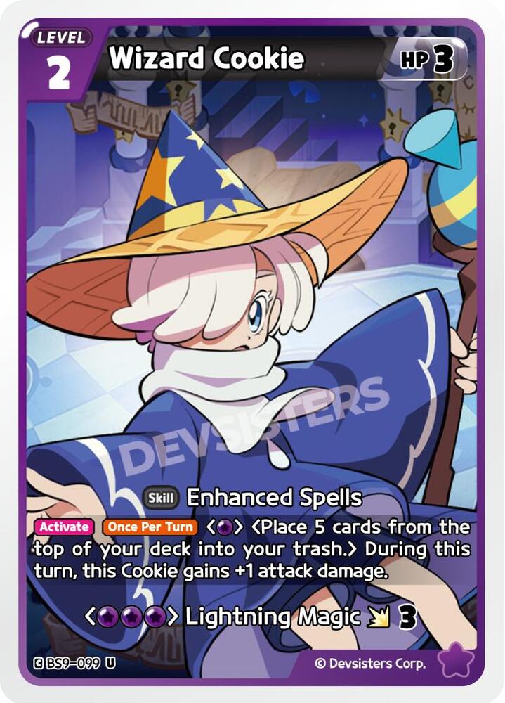 Wizard Cookie (Ver. 2) (BS9-099) (BS8-BS9)