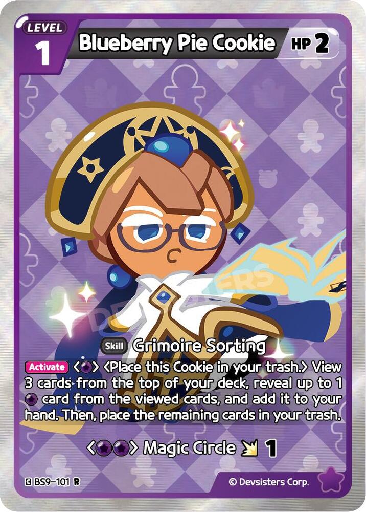 Blueberry Pie Cookie (BS9-101) (BS8-BS9)
