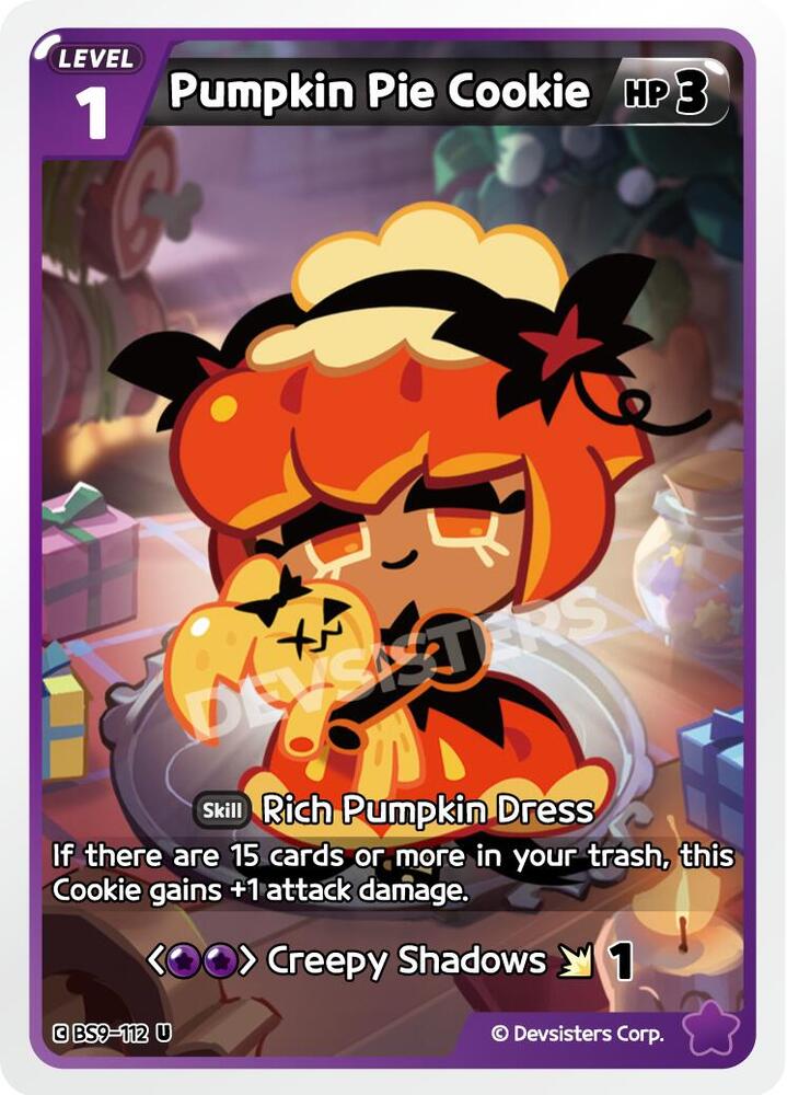 Pumpkin Pie Cookie (Ver. 1) (BS9-112) (BS8-BS9)