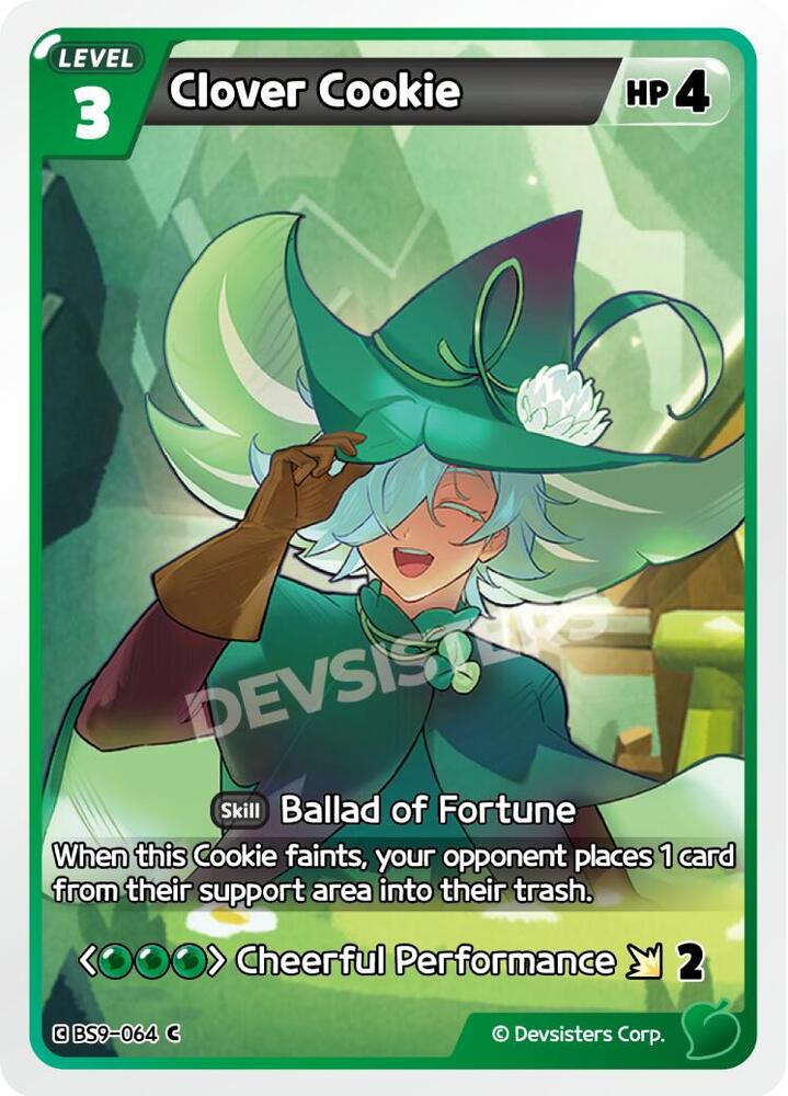 Clover Cookie (Ver. 2) (BS9-064) (BS8-BS9)