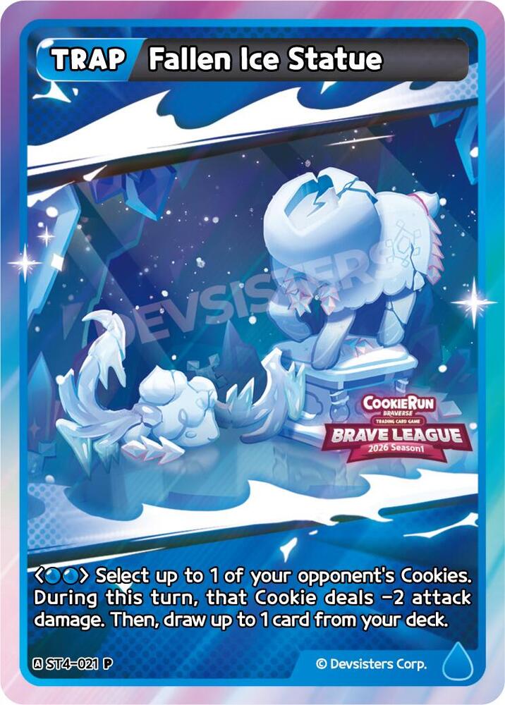 Fallen Ice Statue (Brave League) (ST4-021) (P)