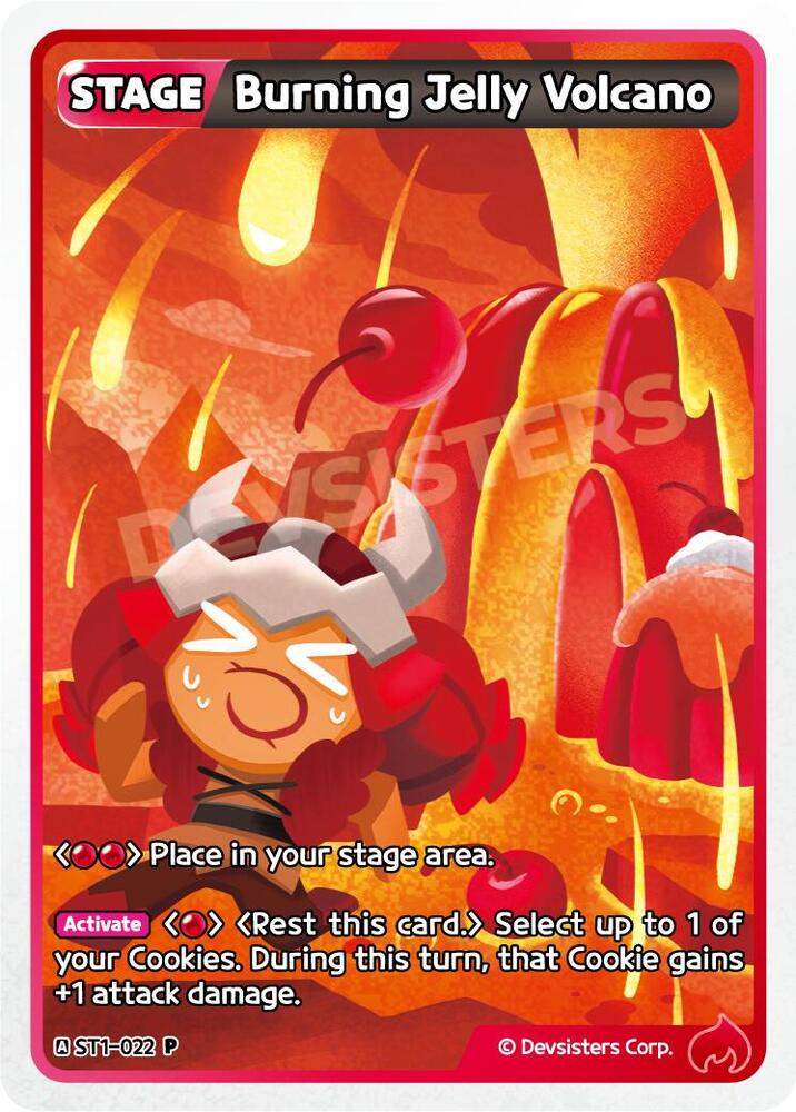 Burning Jelly Volcano (ST1-022) (P)