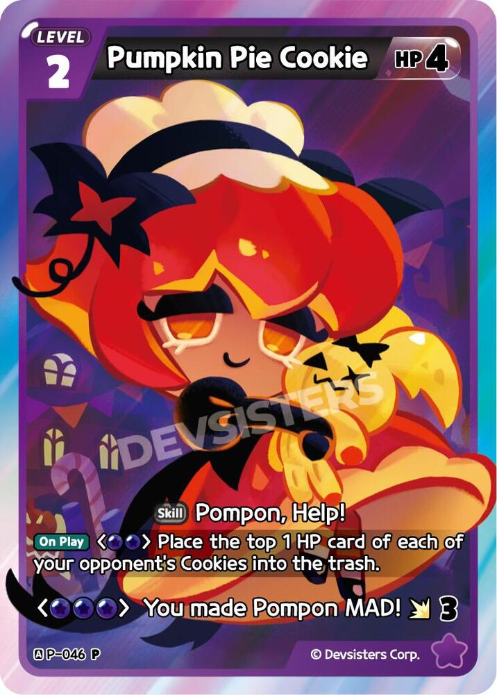 Pumpkin Pie Cookie (P-046) (P)