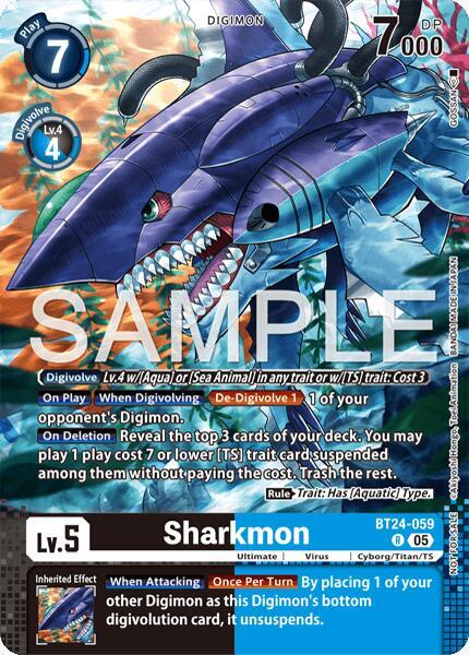 Sharkmon (Event Pack 10) (BT24-059 R) (BT-24)