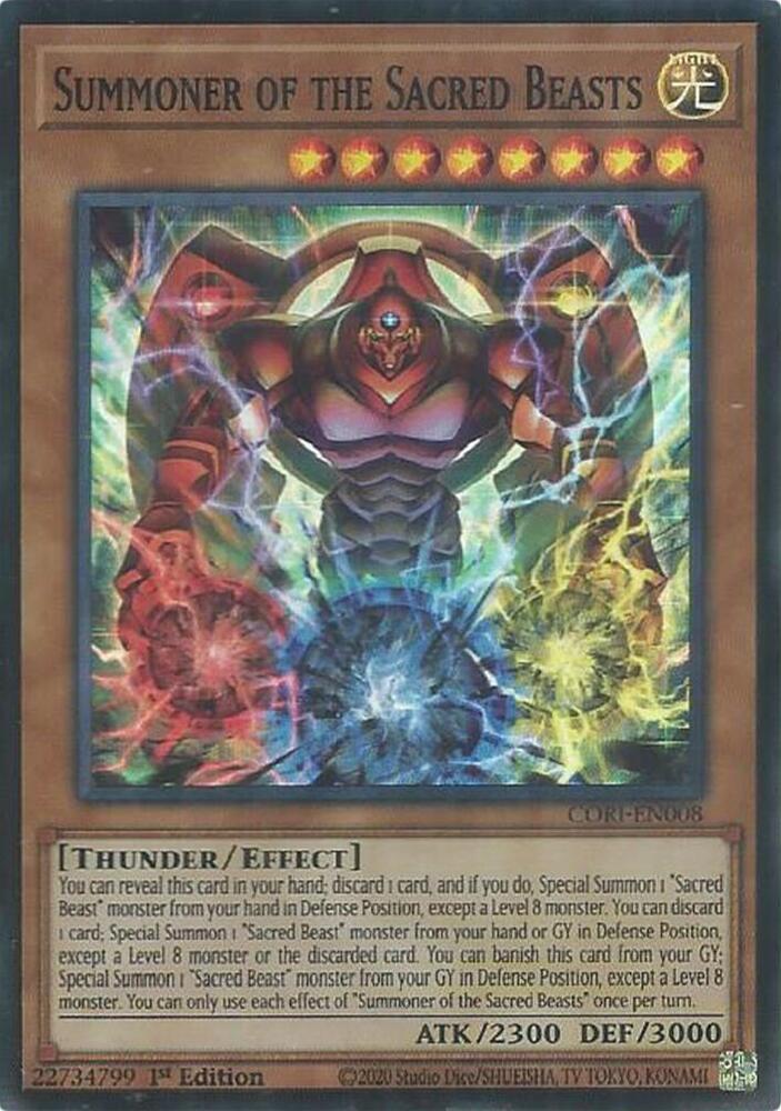 Summoner of the Sacred Beasts (CORI-EN008) (CORI)