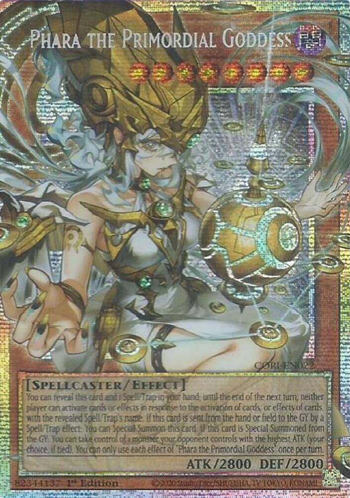 Phara the Primordial Goddess (Starlight Rare) (Extended Art) (CORI-EN022) (CORI)