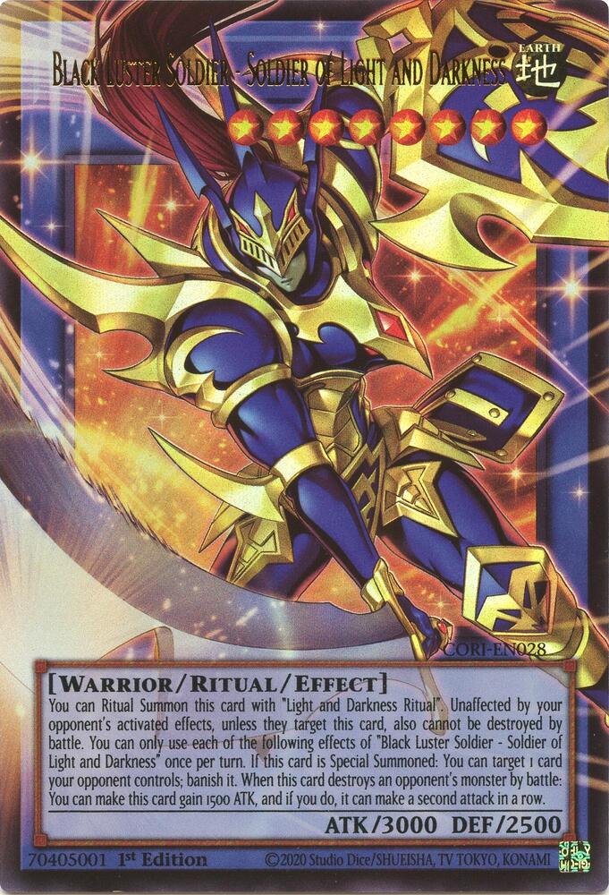 Black Luster Soldier - Soldier of Light and Darkness (Extended Art) (CORI-EN028) (CORI)
