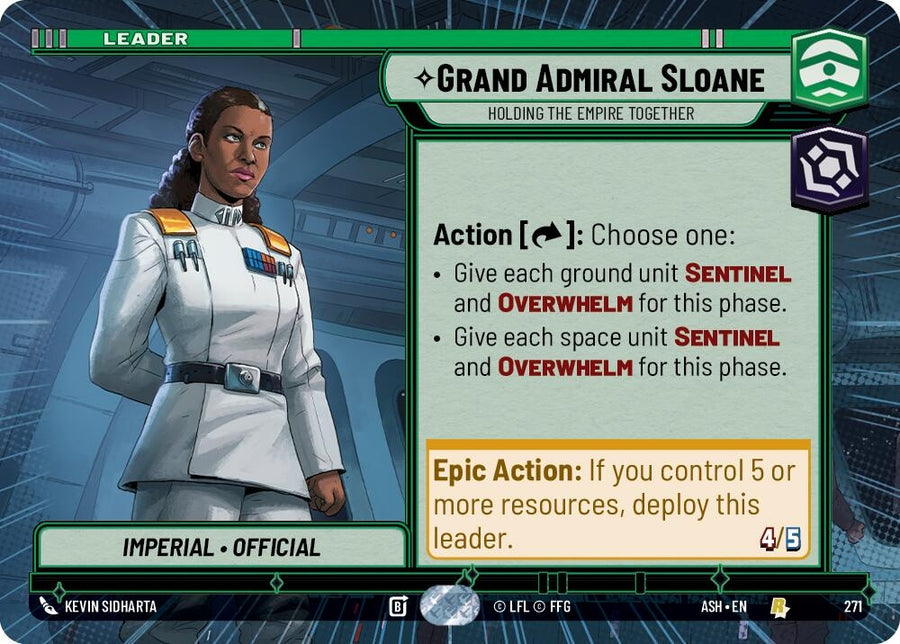 Grand Admiral Sloane - Holding the Empire Together (Hyperspace) (271) (ASH)